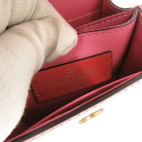 VALENTINO GARAVANI Pink Leather Shoulder Bag - Picture 8 of 10